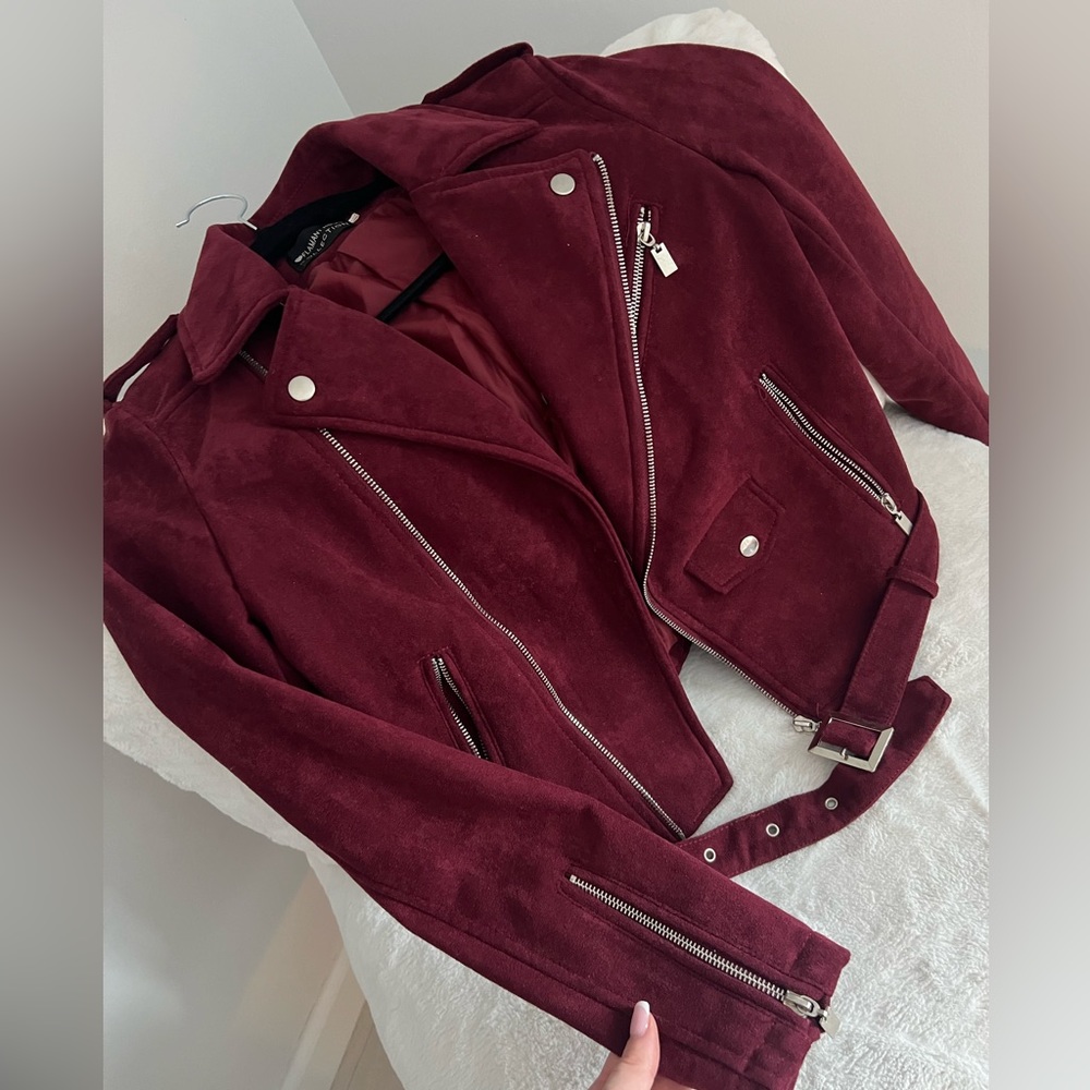BURGUNDY JACKET